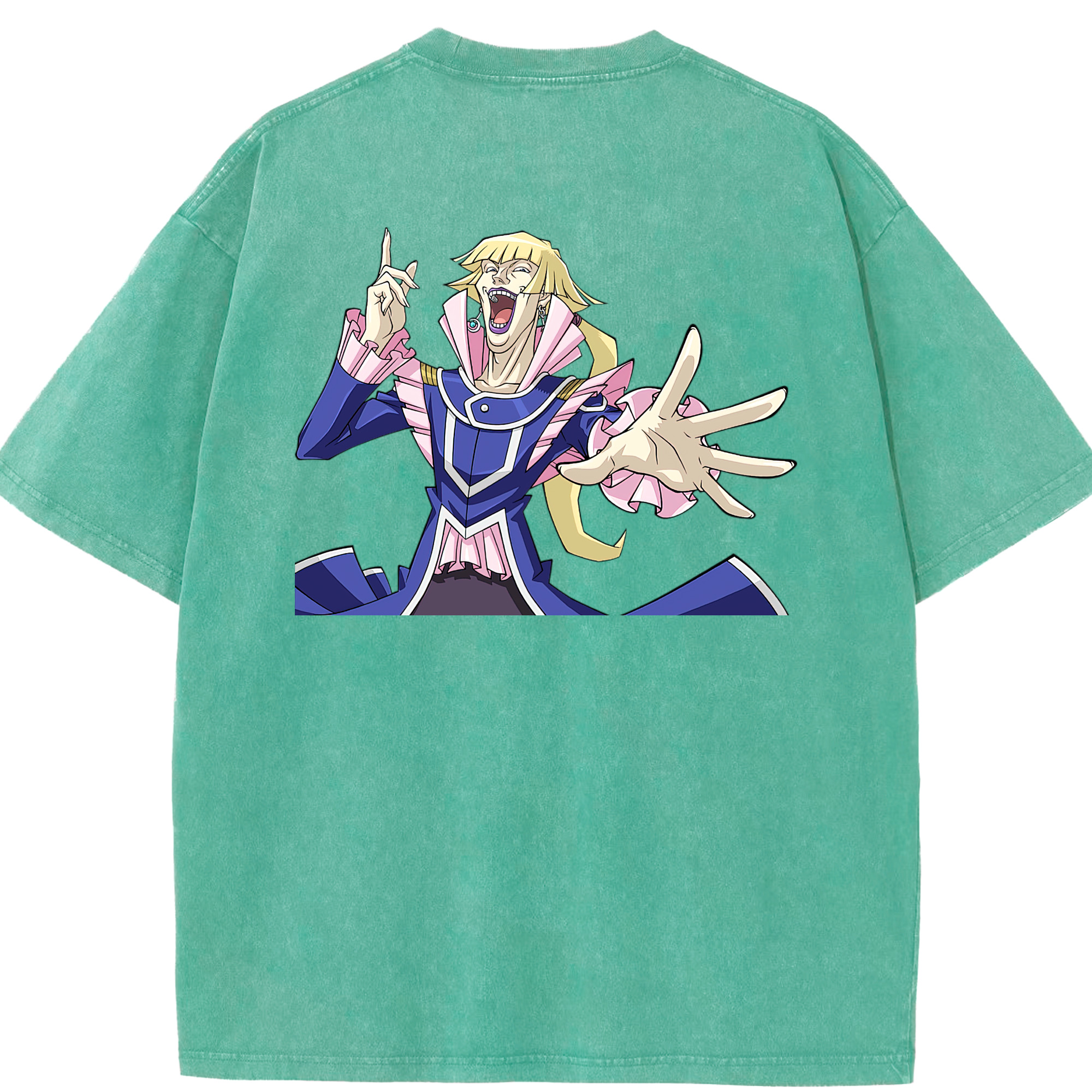 （画像用） 遊☆戯☆王 Yu-Gi-Oh! 綿100% ヴィンテージ風 半袖Tシャツ（背面プリント）